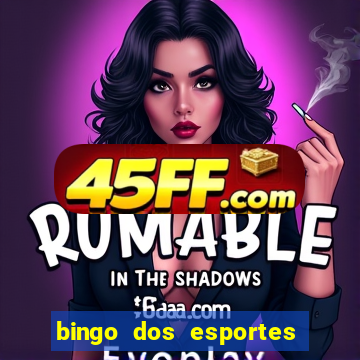 bingo dos esportes para imprimir